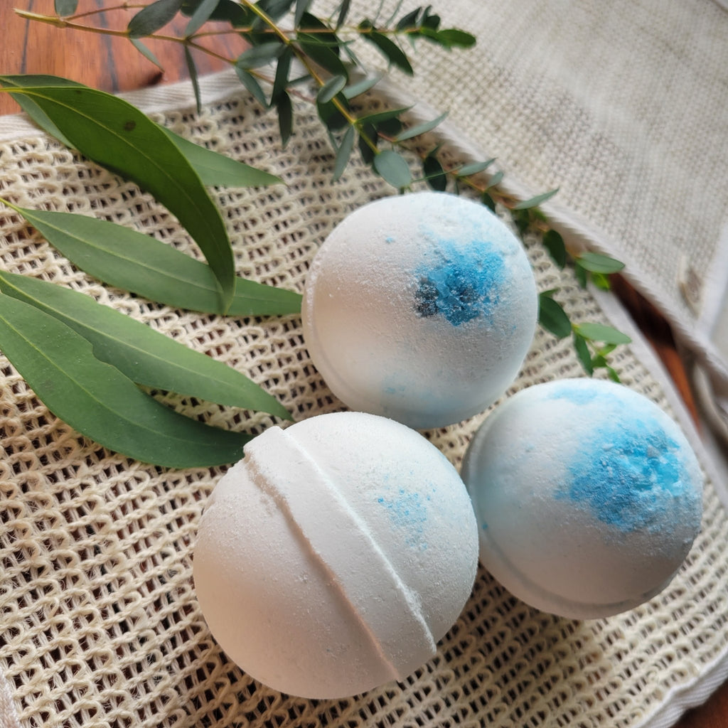 All Natural Bath Bomb Gift Set - Handcrafted - 6 Pack