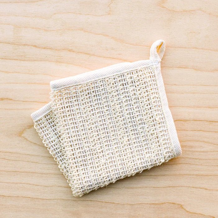 Natural Sisal Washcloth - Gentle Exfoliating Face and Body Cloth