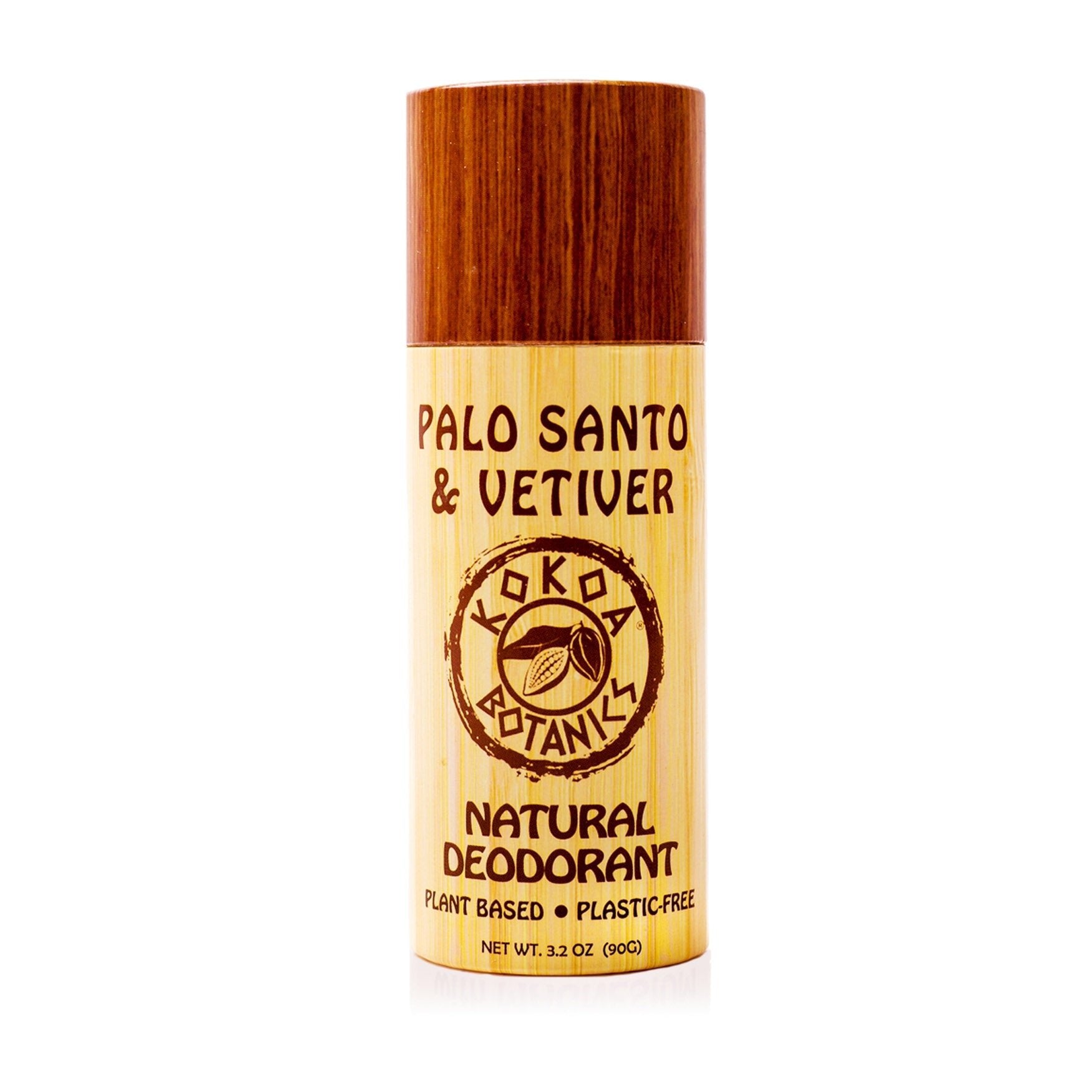 PALO SANTO & VETIVER - Natural Detox Deodorant - Sport - Plastic-Free - Aluminum-Free 3.2 oz