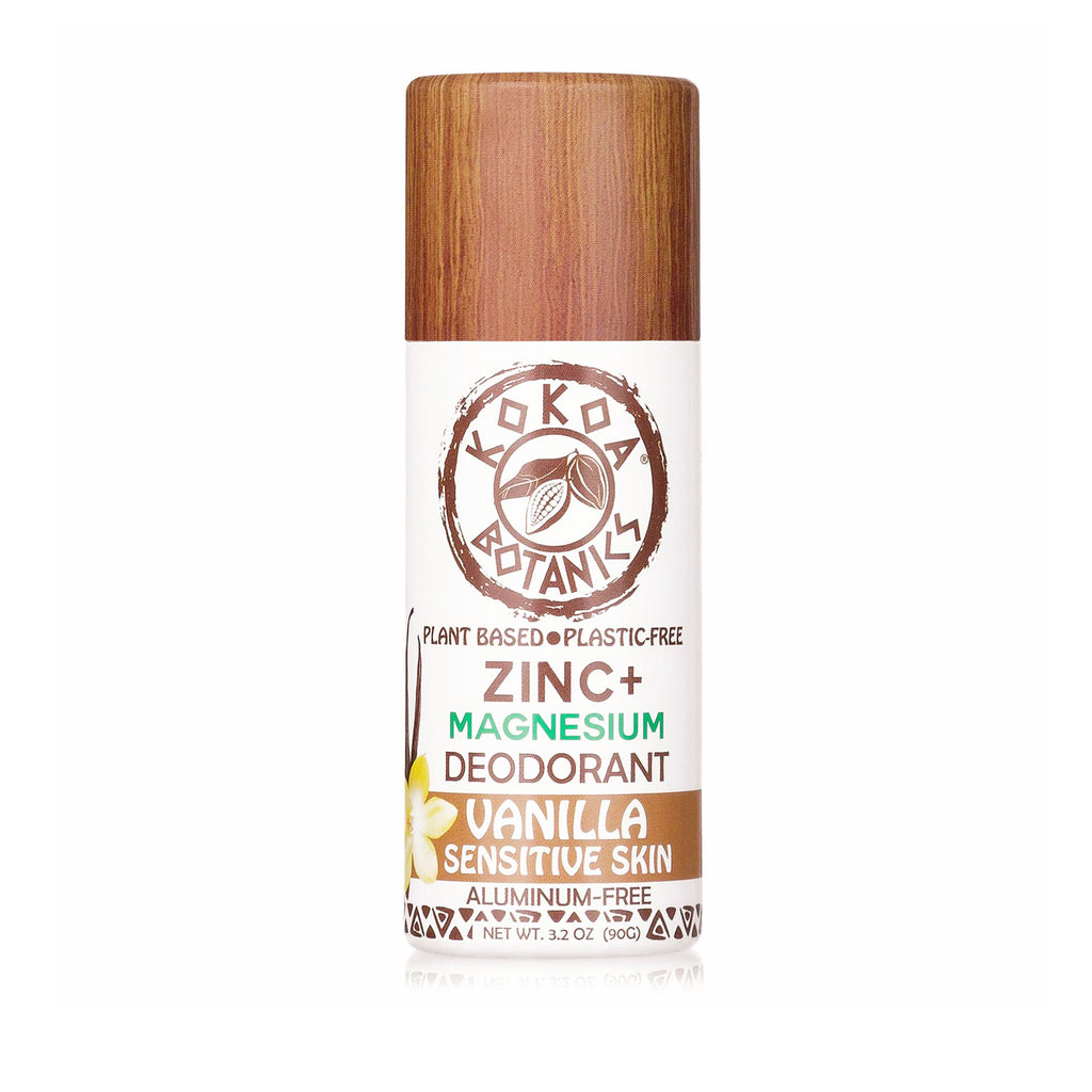 Vanilla - Magnesium and Zinc Natural Deodorant - Sensitive Skin - Baking Soda Free 3.2 oz